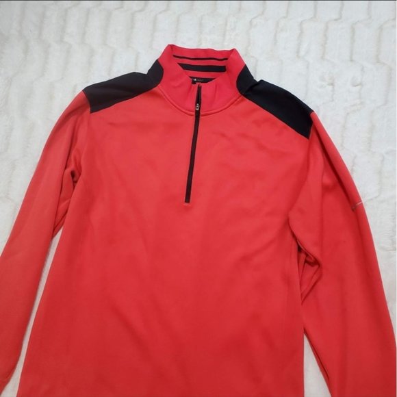 Nike Golf Tour Performance Men's Jacket size Medium Half Zip Softshell - Picture 1 of 9